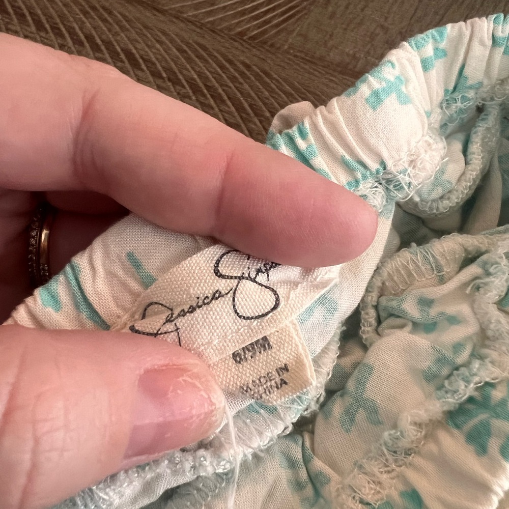 Jessica simpson matching set baby girl 6-9M - Picture 2 of 3